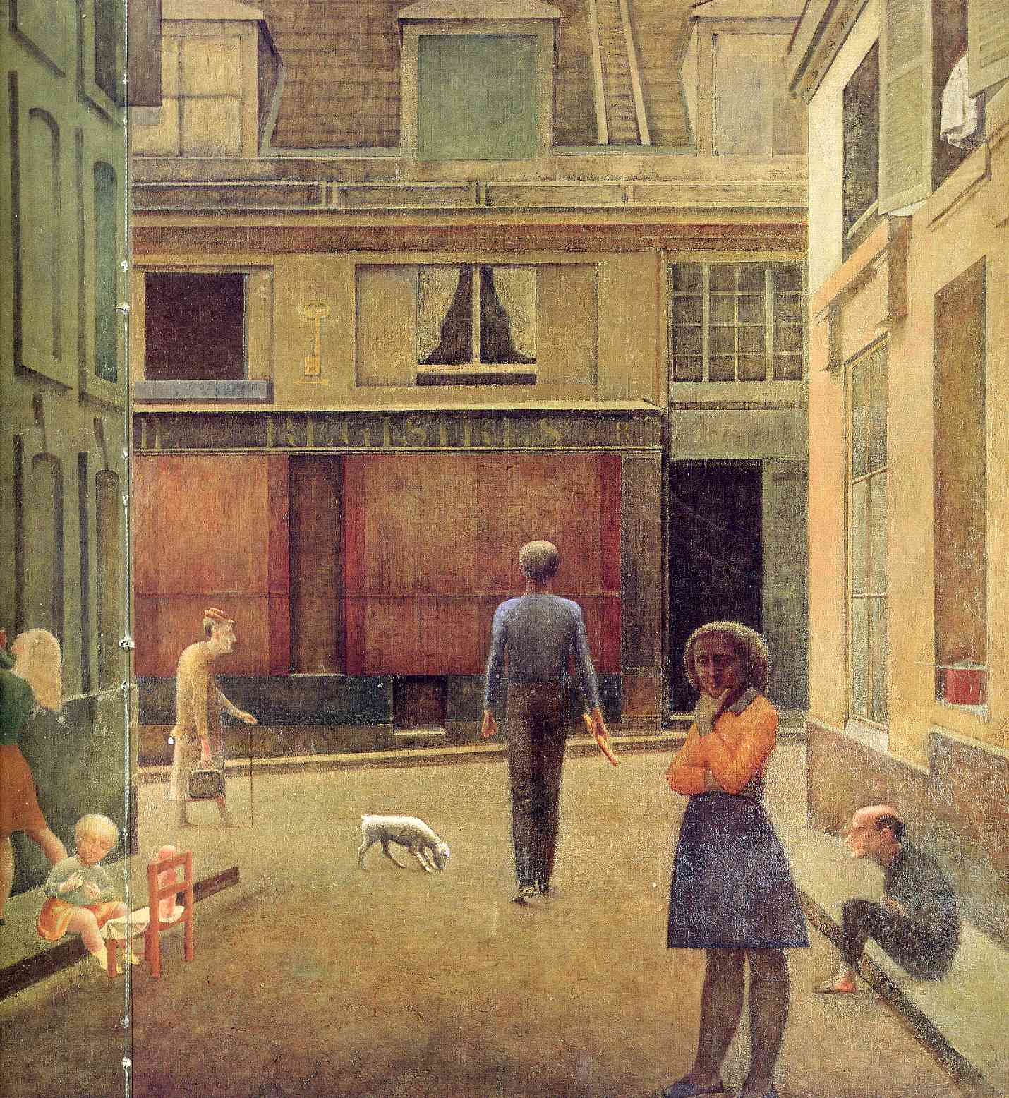 The passage of Commerce SaintAndre, 1954  Balthus  WikiArt.org