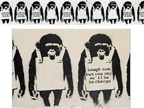 Laugh Now - Banksy