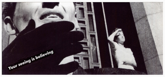 Untitled (Your seeing is believing) - Barbara Kruger