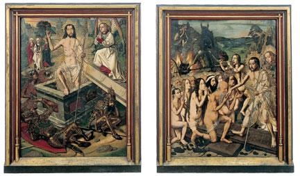 Resurrección y descenso de Jesús al Limbo, 1480 - Bartolomé Bermejo