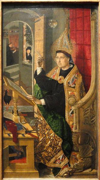 Saint Augustine, 1485 - Bartolome Bermejo