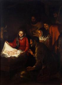 Adoration of the Shepherds - Бартоломео Естебан Мурільйо