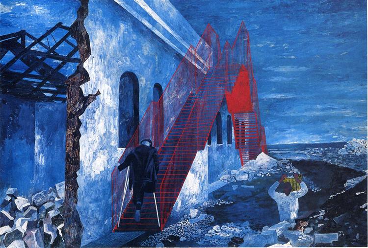 The Red Stairway - Ben Shahn