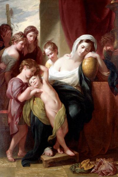 Agrippina and Her Children Mourning over the Ashes of Germanicus, 1773 - Benjamin West