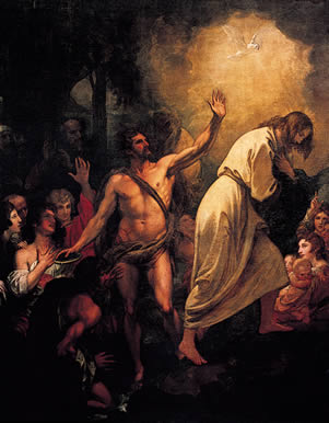 Christ Coming Up Out of the Jordan, c.1794 - Бенджамин Уэст
