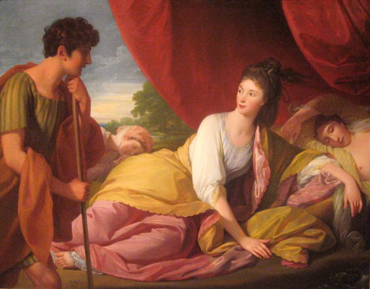 Cymon and Iphigenia, 1773 - Бенджамин Уэст