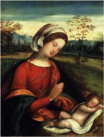 Madonna con bambino - Benvenuto Tisi Garofalo