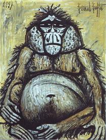 Orang-outan femelle - Bernard Buffet
