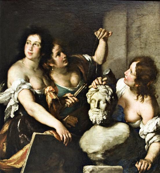 Alegoria das Artes, 1640 - Bernardo Strozzi