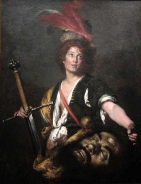 David with the Head of Goliath, c.1636 - Бернардо Строцці