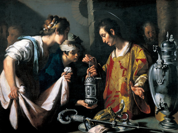 St. Lawrence Distributing the Riches of the Church, c.1625 - Bernardo Strozzi