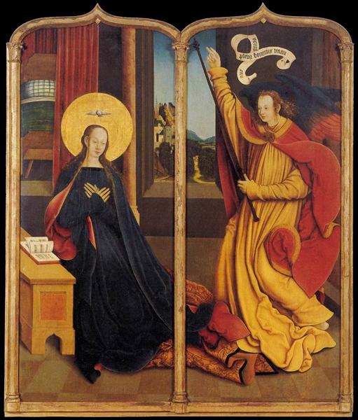 The Annunciation, 1515 - 1520 - Бернхард Штригель