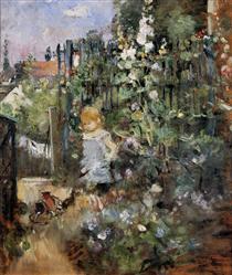 Child in the Rose Garden - Berthe Morisot