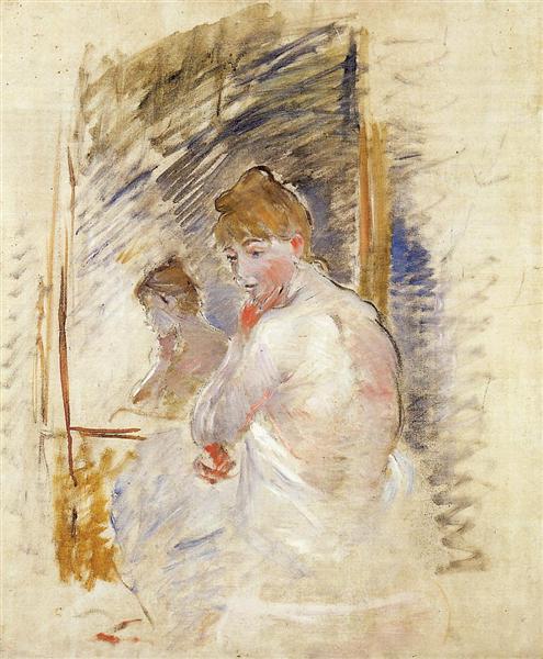 Getting out of Bed, 1885 - 1886 - Berthe Morisot
