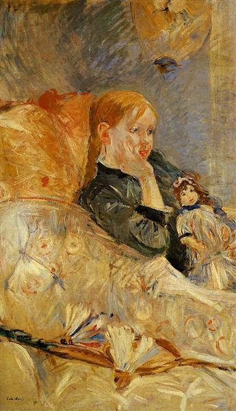 Little Girl with a Doll, 1886 - Berthe Morisot