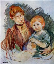 Woman and Child - Берта Морізо