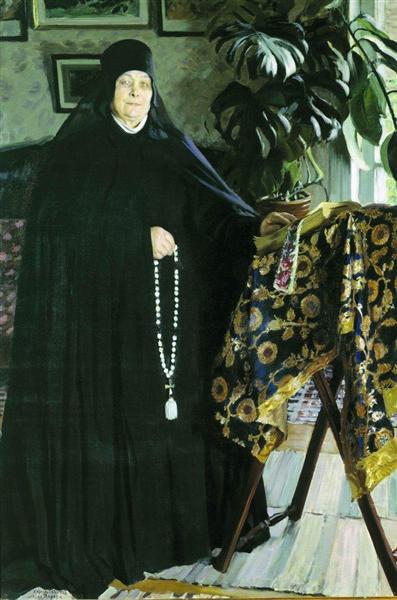 Abbess, 1908 - Борис Кустодієв