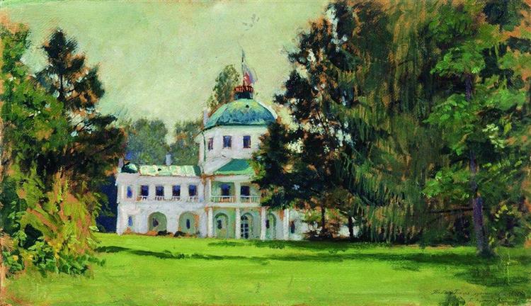 Manor in the park, 1912 - Boris Michailowitsch Kustodijew
