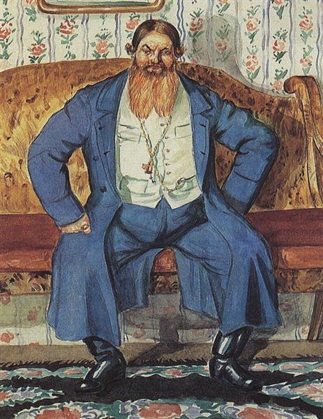 Merchant, 1920 - Борис Кустодієв