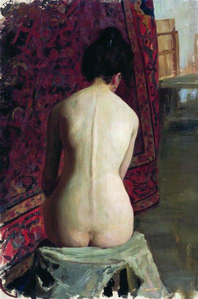 Nude - Boris Michailowitsch Kustodijew