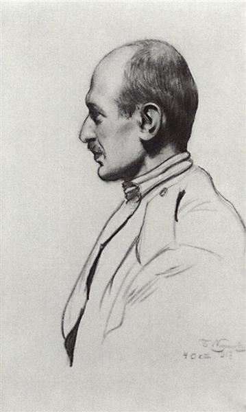 Portrait of G.S. Vereisky, 1917 - Boris Michailowitsch Kustodijew
