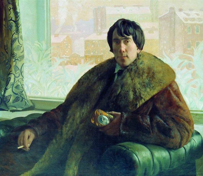 Portrait of I. Zolotarevsky, 1922 - Boris Kustodiev