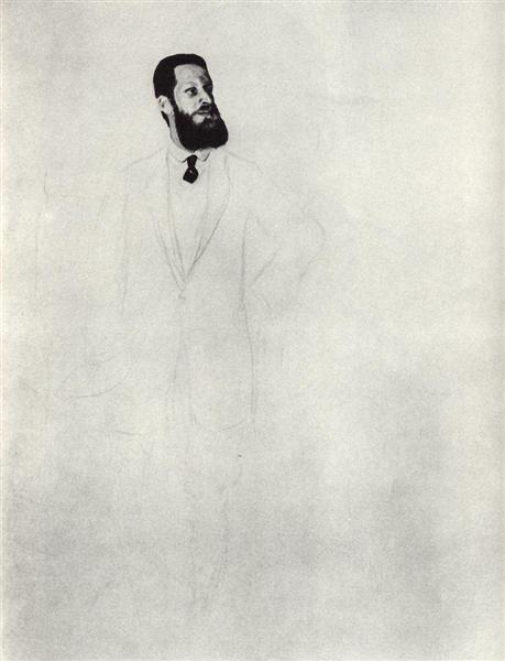 Portrait of S.N. Troinitsky, 1922 - Boris Koustodiev