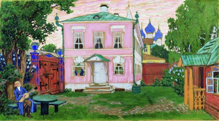 Wing with a porch, 1911 - Boris Kustodiev