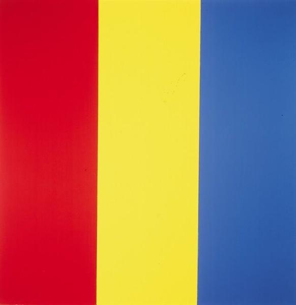 Red Yellow Blue Painting No. 1, 1974 - Brice Marden