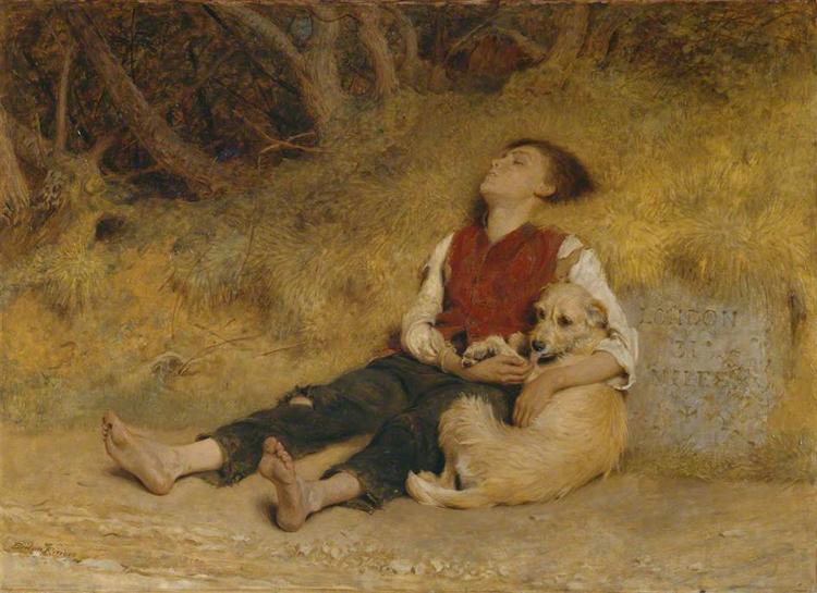 His Only Friend, 1871 - Briton Riviere