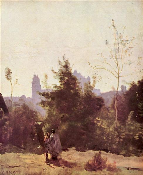 Recollections of Pierrefonds, 1860 - 1861 - Каміль Коро