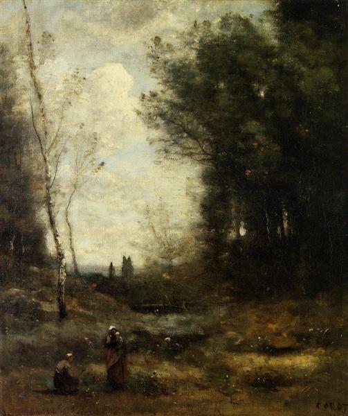 Долина, 1871 - Камиль Коро