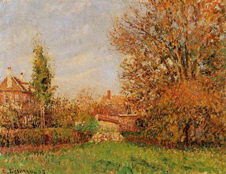 Autunm in Eragny, 1899 - Camille Pissarro