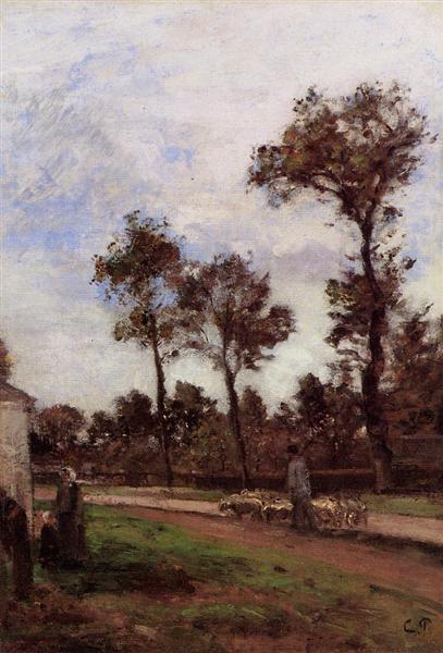 Louviciennes, c.1870 - Camille Pissarro