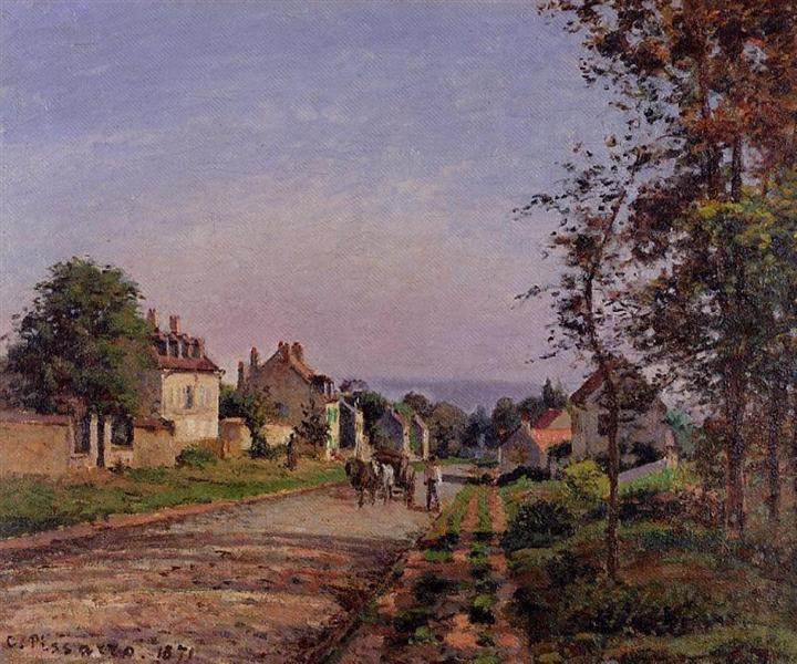 Outskirts of Louveciennes, 1871 - Камиль Писсарро