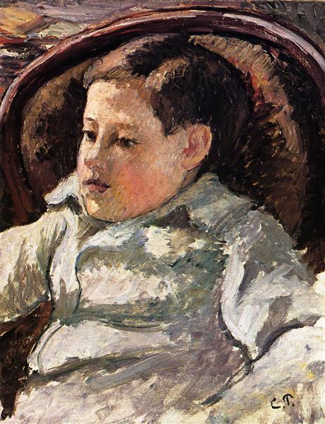 Portrait of Paulemile, c.1894 - Camille Pissarro