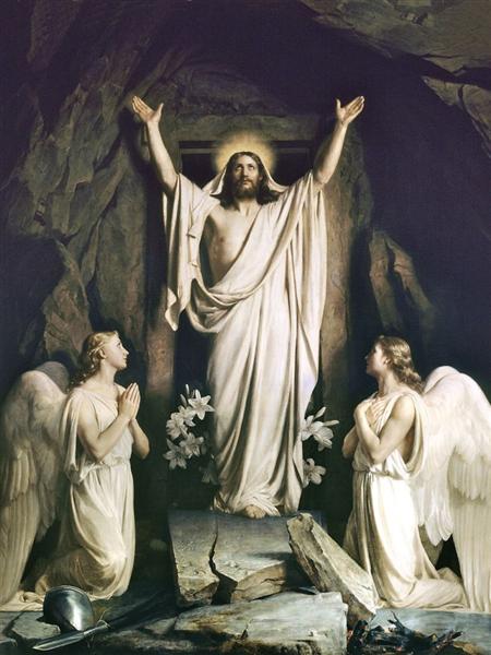 Resurrection of Christ, 1875 - Carl Bloch