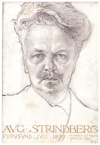 August Strindberg, 1899 - Carl Larsson