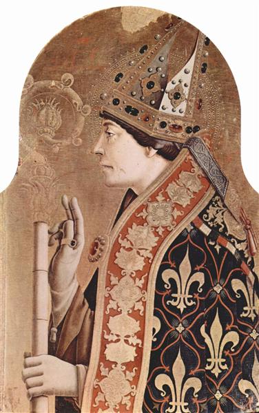 Saint Louis of Toulouse, c.1470 - 卡羅·克里韋利