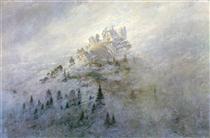 Brume matinale dans les montagnes - Caspar David Friedrich