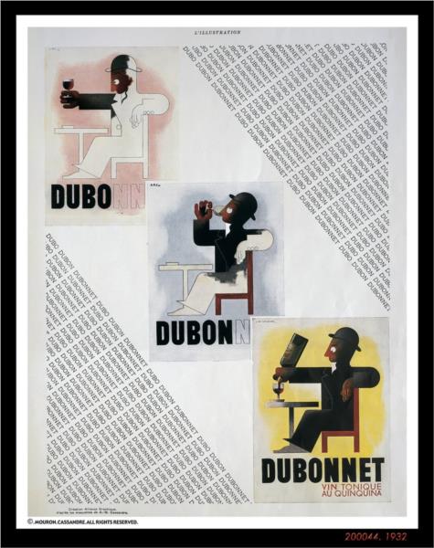 Dubonnet L'illustration, 1935 - Cassandre