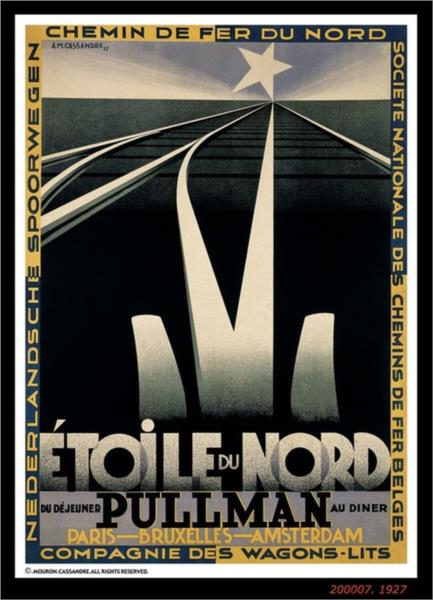 Etoile Du Nord, 1927 - Cassandre