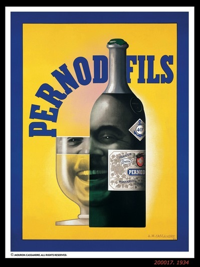 Pernod, 1934 - Cassandre