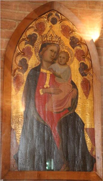 Madonna and Child with Seraphim and Cherubim, 1400 - Ченнино Ченнини