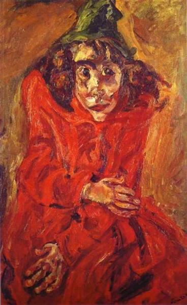 The Mad Woman, c.1919 - Хаим Сутин