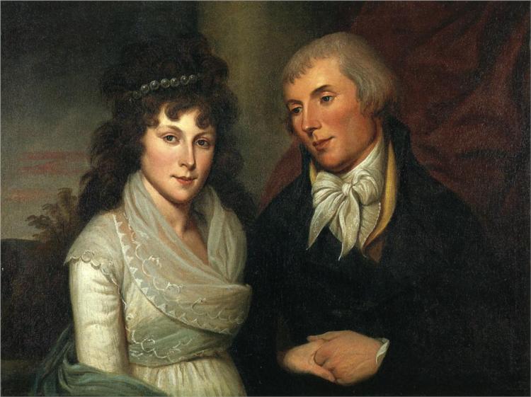 Mr. and Mrs. Alexander Robinson, 1795 - Charles Willson Peale