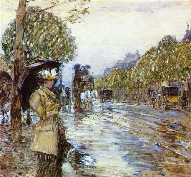 Rainy Day, Paris, 1893 - Childe Hassam