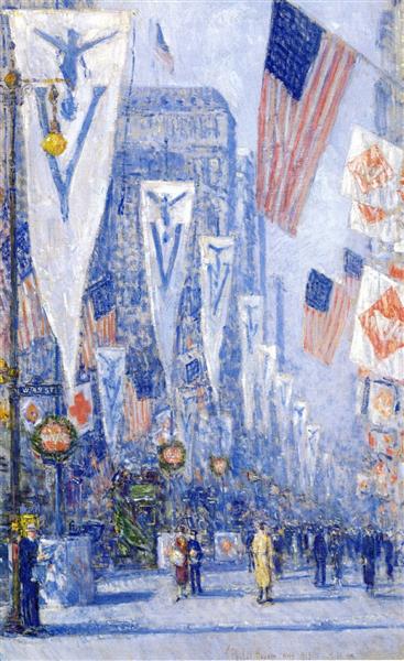 Victory Day, May, 1919 - Childe Hassam