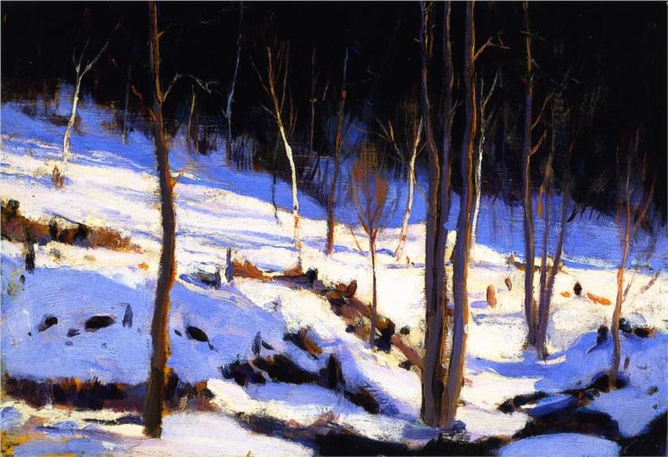 In the Clearing, Charlevoix, 1915 - Clarence Gagnon