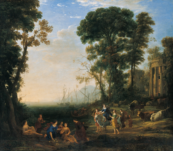 Coast Scene with Europa and the Bull, 1634 - Claude Lorrain